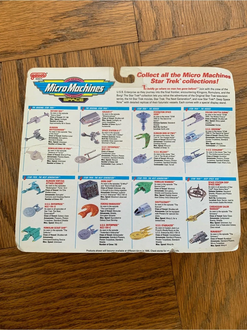 VTG 1993 Micro Machines Space Star Trek Original Collection #2 NIP